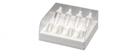 Set di bottiglie contagocce rotonde in acrilico 3 / 5ml - JB-8 Pozione d'Amore